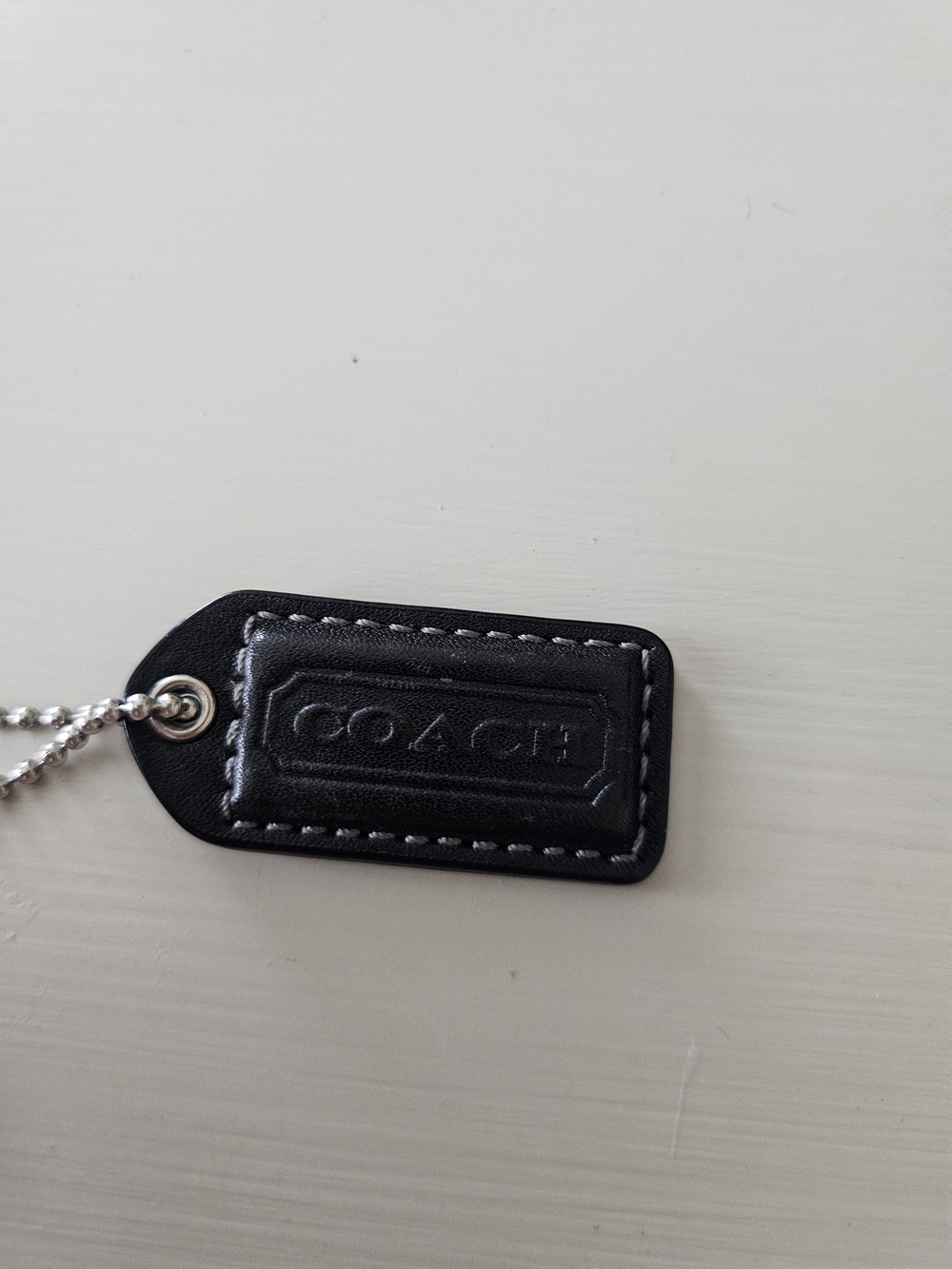Vintage Coach Black Hangtag